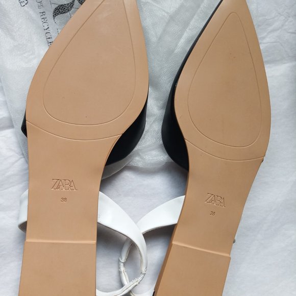 ZARA Pointed Flats, size 7.5 - Picture 4 of 4